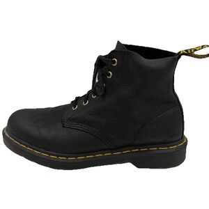 Dr. Doc Martens Ankle Boots 101 Ambassador Black Leather Men 9 Grunge Biker READ